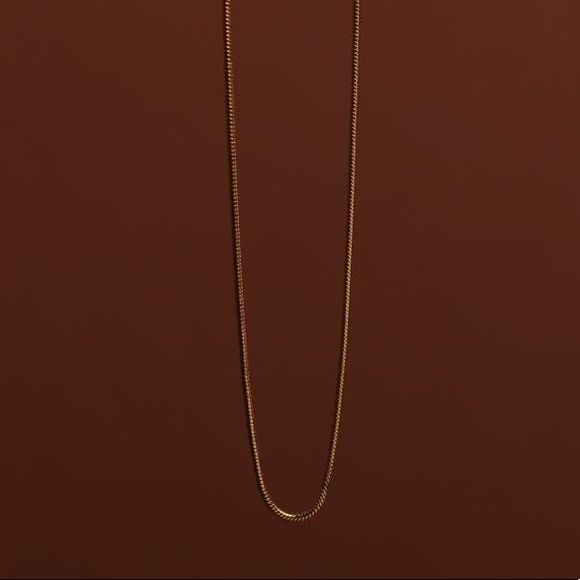 18K gold plated ultra thin shake necklace - Picture 8 of 11